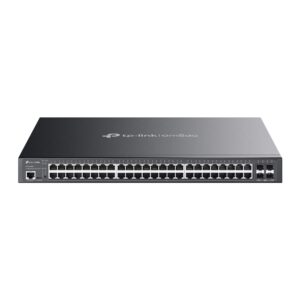 TP-Link Omada SG3452XMPP 48-Port Gigabit and 4-Port 10GE SFP+ L2+ Managed Switch with 40-Port PoE+ & 8-Port PoE++ Ports - 750w PoE Power - Centralized Management - Omada App