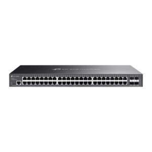 TP-Link Omada SG3452X 48-Port Gigabit L2+ Managed Network Switch with 4 10GE SFP+ Slots - Centralized Management – Omada App