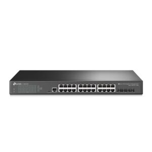 TP-Link Omada SG3428X 24-Port Gigabit L2+ Managed Network Switch with 4* 10GE SFP+ Slots - Centralized Management – Omada App