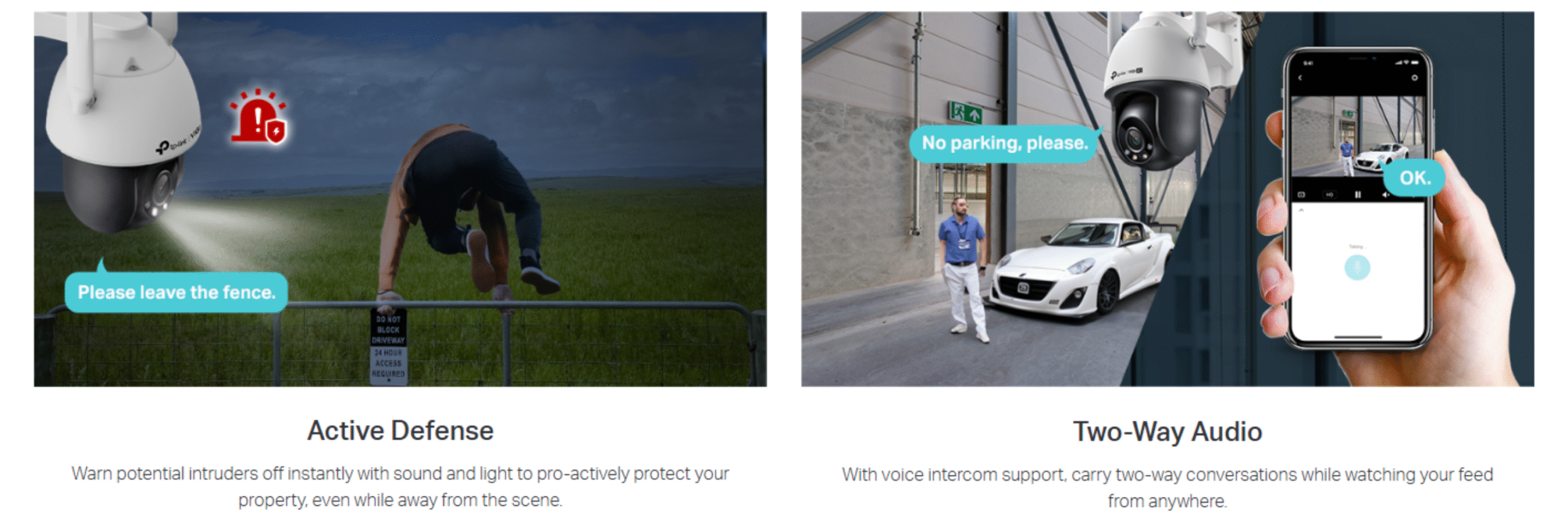 VIGI Camera_Active Defence_2Way Audio_Banner