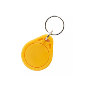 Sebury MF03-Yellow Clamshell Mifare 13.56MHz RFID Keyfob / Tag with Key-Ring - FM11RF08 Chip