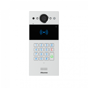 Akuvox R20K-L 4G LTE 2MP PoE IP IR H264 Outdoor Video Intercom Unit with Integrated Keypad - Supports 4G / LTE Connections - Complies with SIP & ONVIF - IP65 Rated - Built-in Mifare & EM Card-Reader – NFC – Dual Relay Output – Supports RS485 & Wiegand
