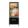 ZKDigimax DG03-A3F55 Portable Indoor AI Digital Signage - On Wheels - Powered By Android 12 - Supports 4K Resolution - Built-in 5MP Camera and AI Face Detection
