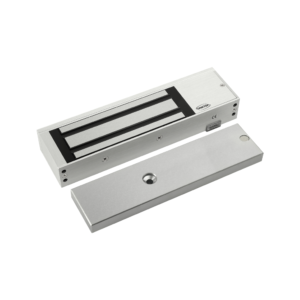 OneTop EM5700 DSS Single Door Surface-Mount Electromagnetic Lock - Fire-Rated - 12VDC/24VDC Powered - 580KGs Pull Force - Anti-Corrosion Plating - Monitored (Door Status Sensor & Lock Status Sensor)