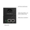 TP-Link Omada POE380S 10Gigabit PoE++ 80.2.3bt 90W Injector - Up To 10Gbps LAN Input + 230VAC Input -> Up To 10Gbps 90W PoE Output