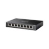 TP-Link Omada ES208GP 8-Port Gigabit Ethernet Easy Managed Network Switch with 8 * GbE PoE+ Ports - 64W PoE Power Output - Centralized Cloud Management Via Web OR Omada App