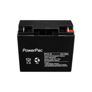 AAP DM12-18PP 12VDC 18A Sealed Lead Acid Alarm Battery - Multi-purpose Applications - High Performance & Durable Design - W=77mm X L=180mm X H=165mm
