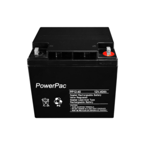 AAP DM12-40 12VDC 40A Sealed Lead Acid Alarm Battery - Multi-purpose Applications - High Performance & Durable Design - Dimensions: H=175mm x W=195mm x D=165mm