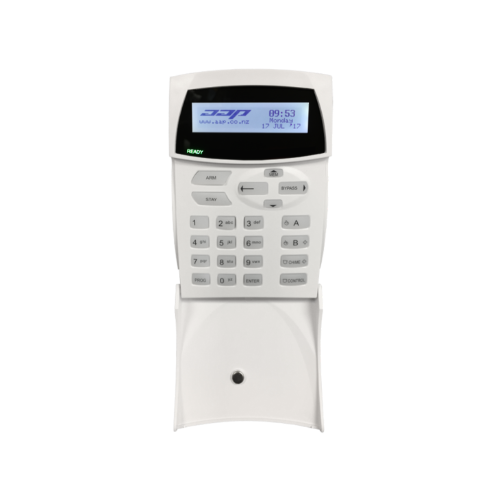 AAP EC-LCD Wired Alarm Keypad For EC Control Panels - LCD Display - Push Buttons