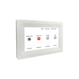 AAP EC-TOUCH-W PROX 5" Touchscreen Keypad With Built-In Prox RFID Reader For Access Control - White Colour - Compatible with EC-i, EC, ESL, Elite S, Elite S Lite and ESX Series Alarm Control Panels
