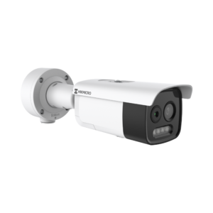 Hikvision HikMicro HM-TD2628-7/G1/T3A HeatPro Series Thermal & Optical Bi-spectrum Network Bullet Camera - AI Features - Deep Learning - 256 x 192 Thermal Resolution + 5MP Optical Resolution - 6.9mm Thermal Fixed Lens + 8mm Optical Fixed Lens - 60m IR + 60m White Light Range - Strobe + Siren - Audio & Alarm Input / Output