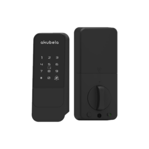 Akubela Smart-Lock SL20 Battery-Powered WiFi Smart-Lock with Deadbolt - Multiple Opening Methods - Integrable with Smart Home Systems
