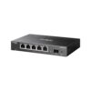 TP-Link Omada ES206X-M2 5-Port 2.5GBase-T Easy Managed Network Data Switch with 4 * 2.5Gbps RJ45 Ports + 1 * 2.5Gbps RJ45 Uplink Port + 1 * 10Gbps SFP Slot - Centralized Cloud Management Via Web OR Omada App