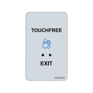 Nemesis EVAQEX00P-TFWHT/PL IP68-Rated Weatherproof ABS Plastic "Touchfree Exit" SPDT Touchless Exit Button / Switch for Access Control