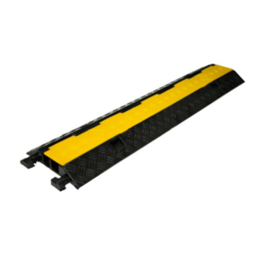 Dynamix FCP-2CH-1000 2-Channel Floor Cable Cover / Protector - Heavy Duty with Installation Lid - Outer Dimensions 970 x 240 x 50mm (LxWxH) - Channel Dimensions 32 x 32mm - Weight 6.5Kg - Max load bearing 10 Tons