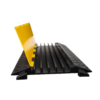 Dynamix FCP-5CH-910 5-Channel Weatherproof Outdoor-Rated Floor Cable Cover / Protector - Heavy Duty with Installation Lid - Outer Dimensions 900 x 500 x 50mm (LxWxH) - Channel Dimensions 35 x 35mm - Weight 13Kg - Max load bearing 10 Tons