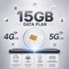 ITPLUS 15GB-DATA-PLAN - Affordable Mobile Data for Business & Remote Connectivity - Nationwide New Zealand 4G/5G Coverage - 15GB Monthly Data Allowance at Full 4G/5G Speeds* - Unlimited Reduced-Speed Data After 15GB Usage.
