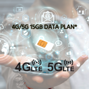 ITPLUS DATA-15 PLAN - Affordable Monthly Plan - Nationwide NZ Coverage for 4G/5G - 15GB Data Limit @ Full 4G/5G Speeds* - No-Charge Unlimited Reduced-Speed Data after 15GB Usage