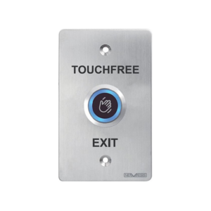 Nemesis EVAQEX00M-TFSIL/SS IP68-Rated Weatherproof Stainless Steel "Touchfree Exit" SPDT Touchless Exit Button / Switch for Access Control