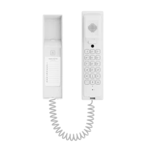 Akuvox S560-White SIP PoE IP Audio Intercom Indoor Handset - Integrated Keypad - Unlock Button - Speed Dial