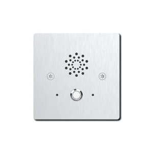 Akuvox E20S Vandal-Resistant (IK10) Stainless Steel (316L) Emergency / Panic SIP Intercom Station - PoE IP - Recess-Mount / Flush-Mount / In-Wall-Mount