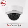 Hikvision DS-2CD2786G2T-IZS AcuSense H265 4K 8MP PoE IP EXIR (40m) Low-Light 120dB True-WDR IP67-Rated Weatherproof Vandalproof Dome Camera with 2.8~12mm Motorized Zoom Lens - Alarm & Audio Inputs / Outputs