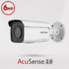 Hikvision DS-2CD2T66G2-ISU/SL-2.8MM AcuSense Gen2 AI Active-Deterrence H265 6MP PoE IP EXIR (60m) Low-Light 120dB True-WDR Weatherproof Bullet Camera with 2.8mm Fixed Lens - 105° Horizontal Wide Angle FoV - Built-in Mic + Speaker + Strobe + Siren