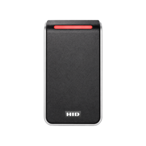 HID Global 40NKS-02-000000 Signo Access Control Multi-Tech (SEOS / iClASS SE / iClASS SR / iClASS / MIfae Desfire EV1/EV2 (SIO) / Mifare Classic) Reader - Weatherproof - & Tamper-proof - Black Bezel - Secure Mobile ID via NFC / Bluetooth - Supports OSDP (Open Supervised Device Protocol)