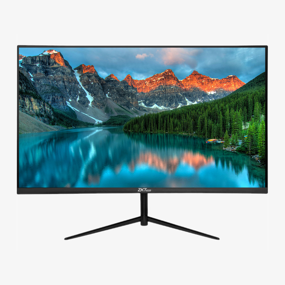 ZKTeco ZD24-2K-S 24" Full-HD LCD LED Monitor - HDMI + VGA - Durable Plastic Casing - 100mm x 100mm VESA Mount Support
