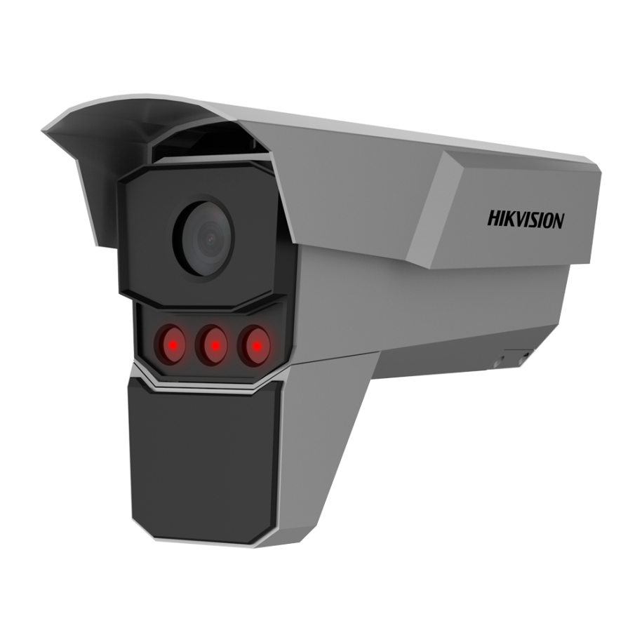 Hikvision iDS-TCM403-GIR/Y/POE/0832 4MP PoE IP EXIR (50m) 140dB Ultra-WDR Darkfighter (0.0005 Lux Colour) Radar-Assisted Weatherproof ANPR (Automatic Number Plate Recognition) LPR (License Plate Recognition) Bullet Camera with 8-32mm Motorized Zoom Lens - Wiegand Output - NEMA 4x - Anti-Corrosion Coating