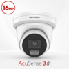 Hikvision DS-2CD23166G3-IS2UY/SL-2.8MM AcuSense 3.0 DarkFighter AI H265 Ultra-HD 16MP PoE IP EXIR (30m) Ultra-Low-Light 130dB True-WDR Weatherproof Eyeball Turret Camera with 2.8mm Fixed Lens - 94.5° Horizontal Wide Angle FoV - Anti-Corrosion - Strobe + Siren for Active-Deterrence with 2-Way Audio