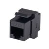 Dynamix A-RJ45-C6N CAT6 Rated RJ45 8C Joiner /Coupler -2-Way (2x RJ45 Sockets) - Black  Colour