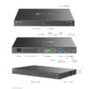 TP-Link VIGI NVR4016H 4K 1.5U 16-Channel Non-PoE Rackmount NVR - Without HDD - 2* GbE LAN Ports
