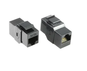 iSecure CAT6-KSCOUPLER-BLK-10PACK - Keystone Coupler | CAT6 RJ45 Snap In Keystone Coupler | Black | PACK OF 10 Pieces per Pack
