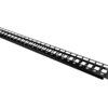 Dynamix PP-UK-24 Horizontal 19'' 1RU Unloaded 24-Port UTP Patch Panel - RoHS Numbered 1-24 - Black Colour