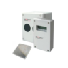 TheFireBeam Extra Optical Beam Smoke Detector with Low-Level Wired Controller Kit - Up To 70m Fire/Smoke Detection - Kit Includes 1* Head Unit + 1* Controller + 1* Reflector + 1* Allen Key + 1* User Guide