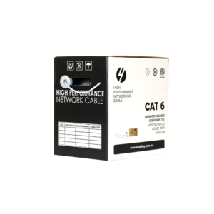 4Cabling SLD.C6UTP.WHITE.R 305m CAT6 White UTP SOLID Cable Roll, 550MHz, 23AWG x 4P, PVC CM UL Rated Jacket. Supplied on Plastic Reel in Box