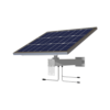 iSecure ICL-120W60AHSOLARSET(V2) - Includes 1 * 120w Monocrystalline Solar Panel with Mounting Frame + 1 * 60Ah LiFePO4 Rechargeable Solar Battery with Built-in MPPT Controller in a Mounting Arm Bracket