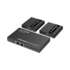 Lenkeng LKV722P 1-In-2-Out 4K @ 30Hz HDMI Extender Splitter Kit - Includes 1 * Transmitter + 2 * Receivers - Compatible with CAT6/6A/7 Cables - Up To 40m Distance (4K) / Up To 70m Distance (1080P)