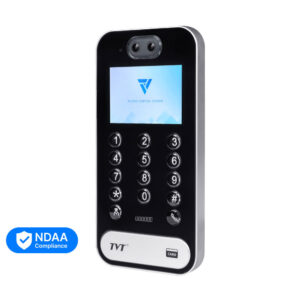 TVT TD-E2223-EM/IC/PE/WF PoE IP WiFi (2.4GHz) Video Intercom Outdoor Station - IP67 Weatherproof - 3.5" Touchscreen - Integrated 2MP Camera + Keypad + Card-Reader - Supports Face Recognition - NDAA Compliant
