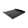 ZKTeco ZK-CH-19X1U-600 19" 1U Rack Tray/Shelf for 600mm Deep Cabinets – 600mm Depth - Black Finish