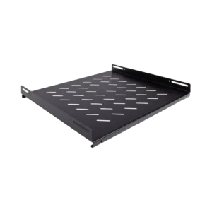 ZKTeco ZK-CH-19X1U-600 19" 1U Rack Tray/Shelf for 600mm Deep Cabinets – 600mm Depth - Black Finish