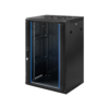 ZKTeco ZK-R22U-6622S Floor-Standing 22RU Network / Data Cabinet - Lockable Front Glass Door - Lockable Rear Mesh Door - Includes 1 * Cooling Fan + 1 * 19" Tray/Shelf - Dimensions: 600*600*1200 mm